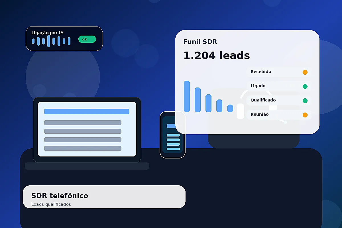 IA SDR Leads Qualificados para qualificação de leads e agendamento comercial
